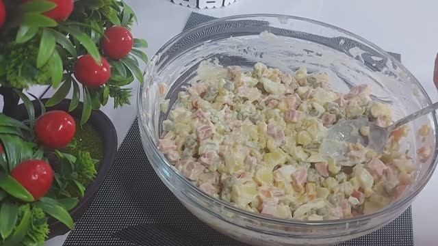 САЛАТ "ОЛИВЬЕ" 🔥🔥ДОМАШНИЙ И ОЧЕНЬ ВКУСНЫЙ🔥🔥