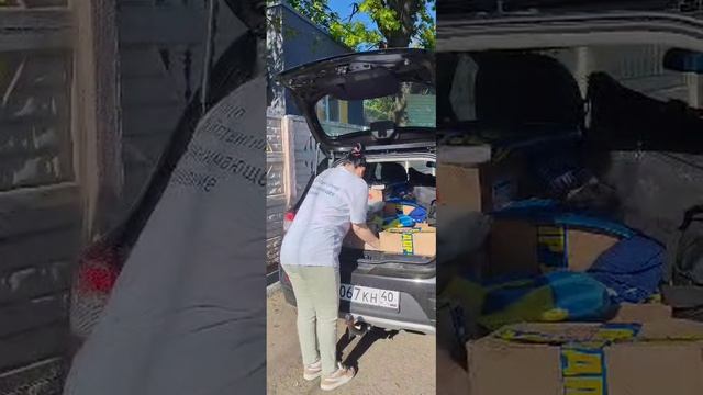 Доставка гуманитарного груза из подмосковного Серпухова в ГБОУ ЛНР Луганский детский дом