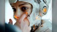 The Future Girl Born. Dreams of Future. Beautiful AI ART , Photography and inspiring Music