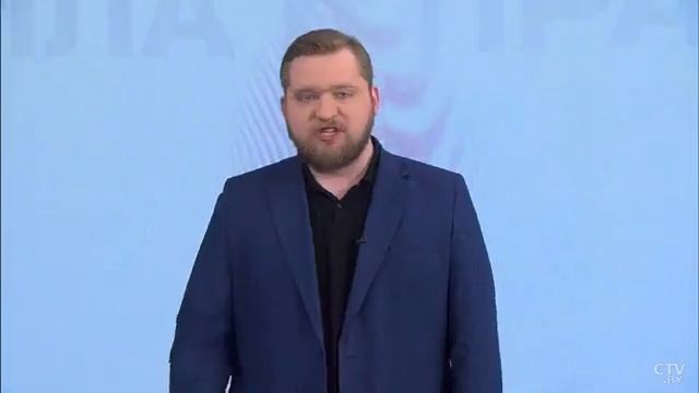 Ведущий на белорусском ТВ разносит власти Польши. Напористо.