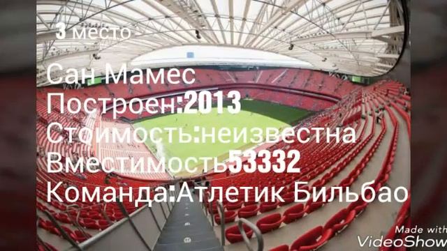 Топ 5 лучших стадионов Испании|Top 5 best stadiums of Spain