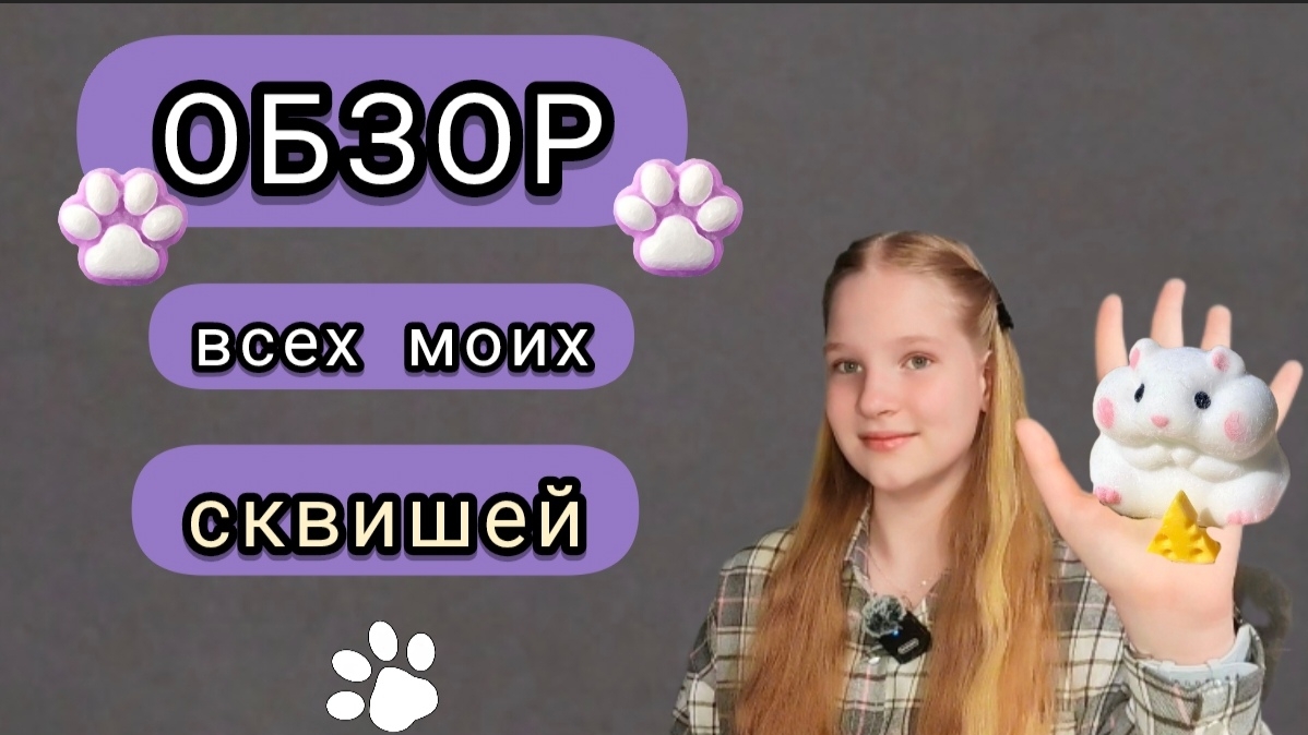 ОБЗОР всех моих сквишей и таба лапок