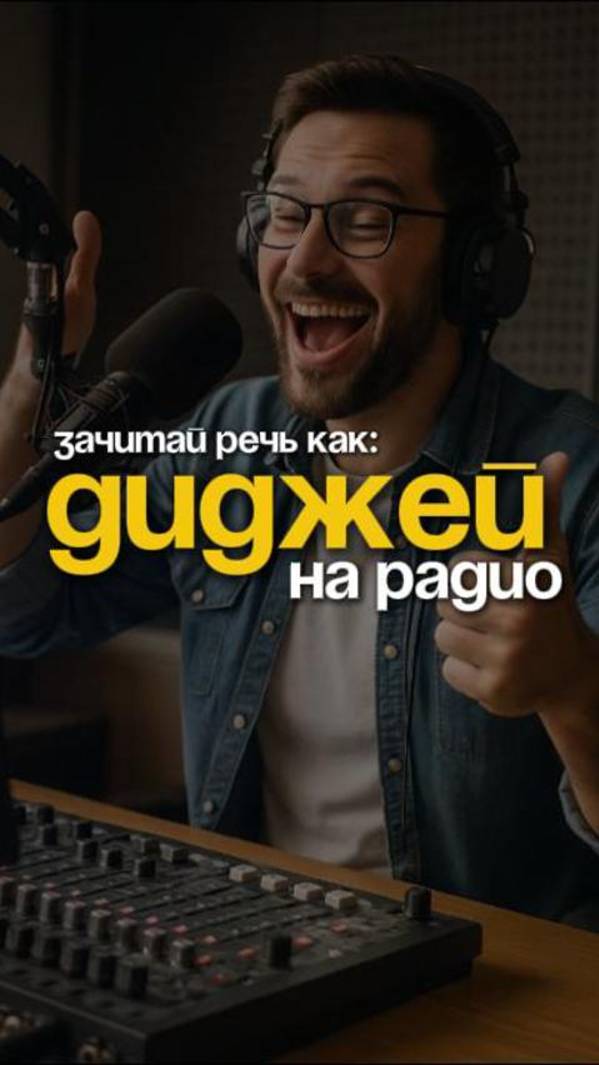 Выступи публично, как диджей на радиостанции