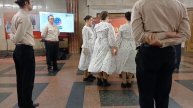 Акция "Голоса Победы" в Московском метро.