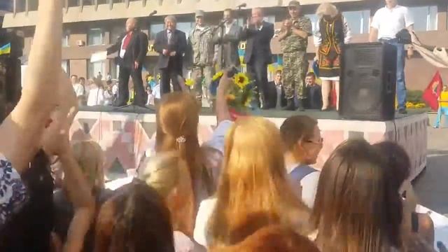 Юго-Восток (Запопрожье). СКАЧУТ - все - и мэр, и свита!!! (12.09.14)