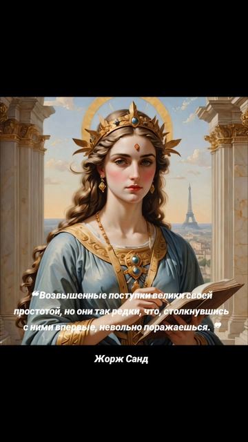 Возвышенные поступки и простота