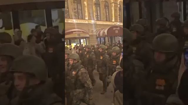 Герои участники СВО на репетиции парада.
