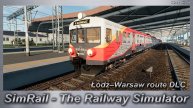SimRail - The Railway Simulator Катаемся по Łódź–Warsaw route DLC