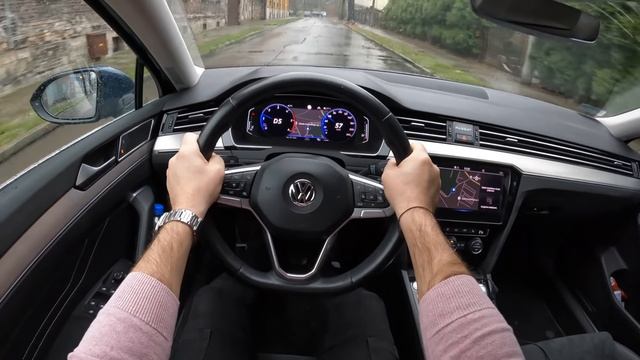 Volkswagen Passat B8 2019 [2.0 л. TDI 150 л.с.] POV Test Drive