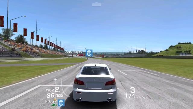 Real Racing 3:  Lexus IS F (2013),  Nissan Skyline GT-R V-SPEC (R34)