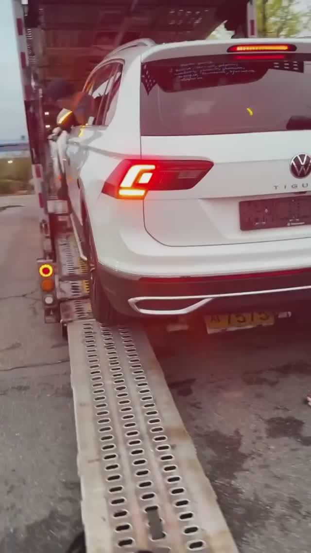 Отгрузка VW Tiguan во Владивосток