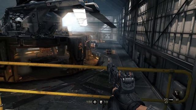 Прохождение Wolfenstein: The New Order #6 угнать вертолет любой ценой