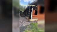 Приступаем к пескоструйной очистке дома после пожара