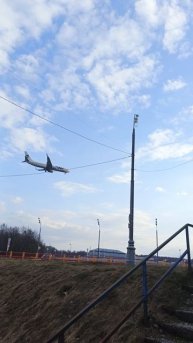 посадка самолёта Boeing 737-800,во Внуково