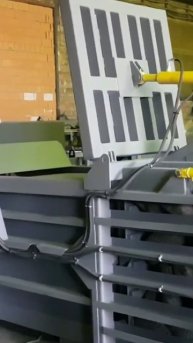 Horizontal press for recyclable materials #shorts #short #shortvideo #shortsvideos #waste #machine