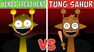INCREDIBOX SPRUNKI |💀 WENDA TREATMENT VS TUNG TUNG TUNG SAHUR | ЭПИЧНАЯ БИТВА 😮