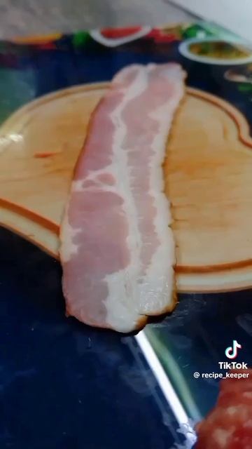 Котлеты с сыром в беконе 🥓