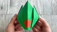 ПИЛОТКА из БУМАГИ | Поделки на 9 Мая