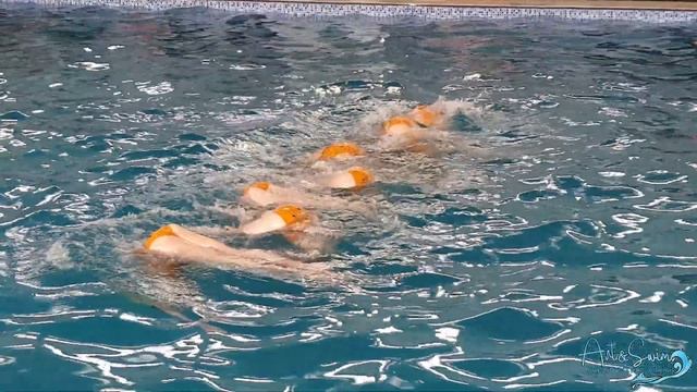 Art & Swim, Произвольная группа, 12 и моложе, состав 1, Чемпионат Республики, Бухара 2019