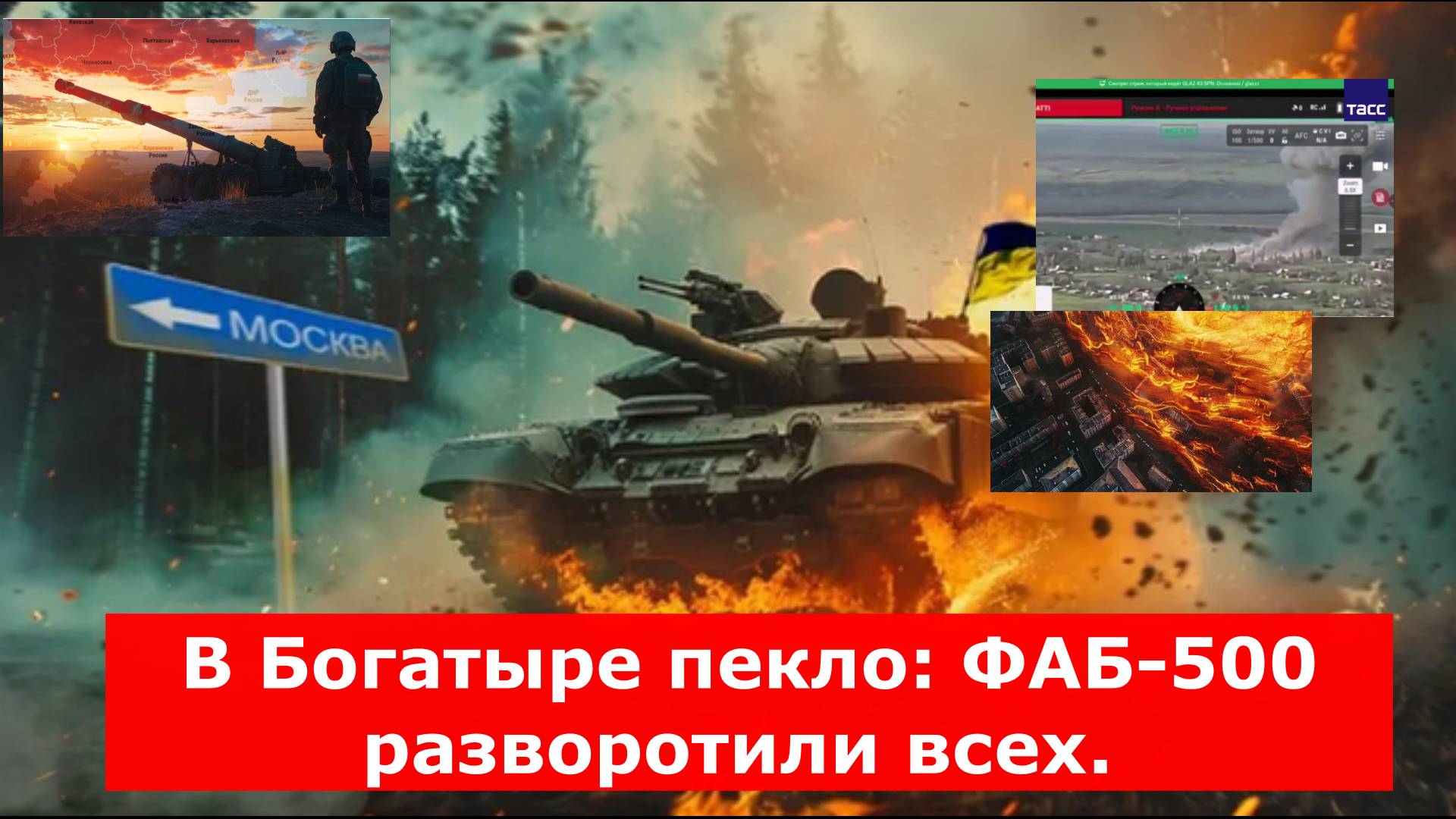 В Богатыре пекло: ФАБ-500 разворотили всех. Полегло сразу две бригады. Ужасающие кадры с фронта