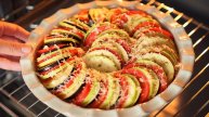Рататуй по-французски — просто, вкусно и полезно! Легкий рецепт из запеченных овощей