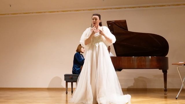 Наталья Райс исполняет вальс Джульетты Гуно. Фортепиано — Мария Кладова-Штокман
