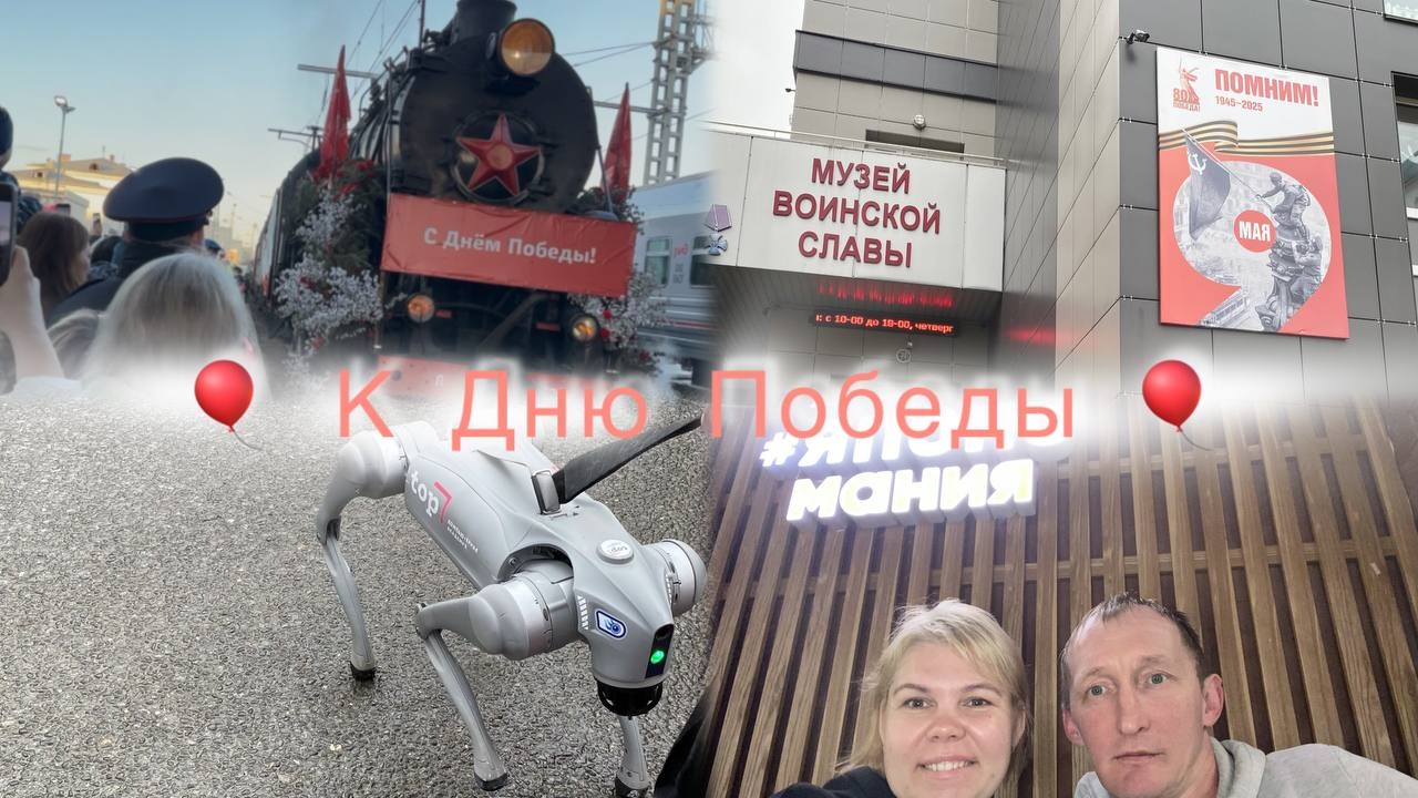 Киров: √ Робот собака🐕 | Музей воинской славы| Поезд Победы!