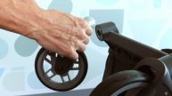 Коляска Uppababy Minu v2 как снять и смазать колеса