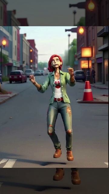 dancing zombie doll