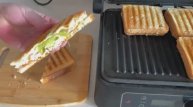 Съешь и не заметишь сэндвичи с курицей и сыром на электрогриле