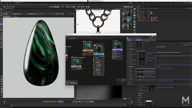 3. RS Agate Jewelry Rendering