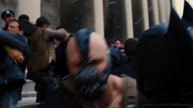 Бэтмен против Бэйна  Финальная битва  Где детонатор Темный рыцарь  Возрождение легенды  2012