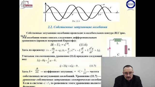Физика. Электрические колебания