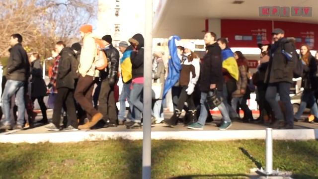 Студентство Києва йде на Євромайдан 27.11.13