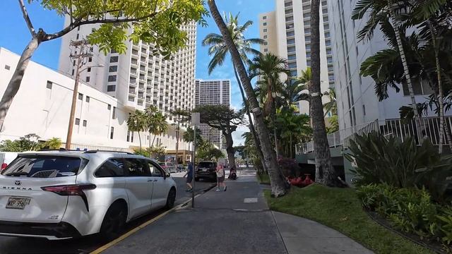HAWAII PEOPLE  3 Hour Walking on the Beach and Street in Waikiki #vacation #walking #waikikibeach