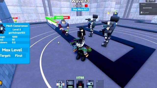Toilet tower Defense #1 почти прошёл Хард