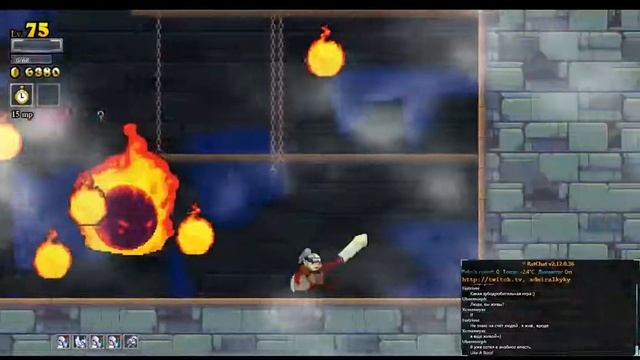 Убиваем боссов в Rogue Legacy.