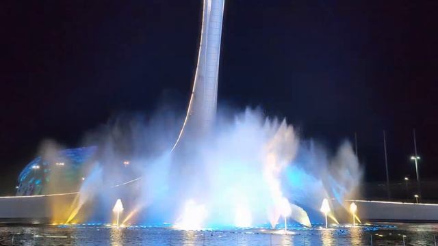 Фонтаны  Олимпийский Парк Сочи