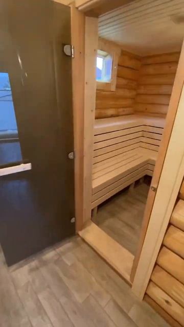 Баня 4х5 из Бревна 200 мм #chorts