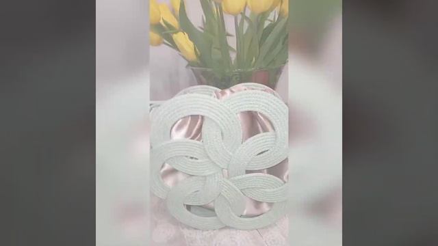 сумка из шнура #сумкаизшнура #сумкаручнойработы #handmade