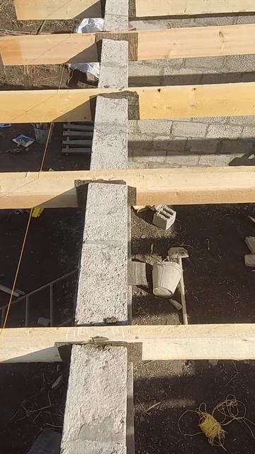 сарай из блоков