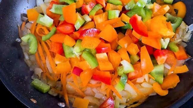 Ужин за 10 минут. Картошка с яйцами вкуснее мяса.
