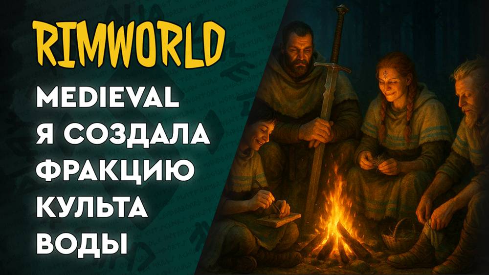 Rimworld Medieval - 02 - Я создала чиловый клан водопоклонников и наслаждаюсь спокойной игрой.