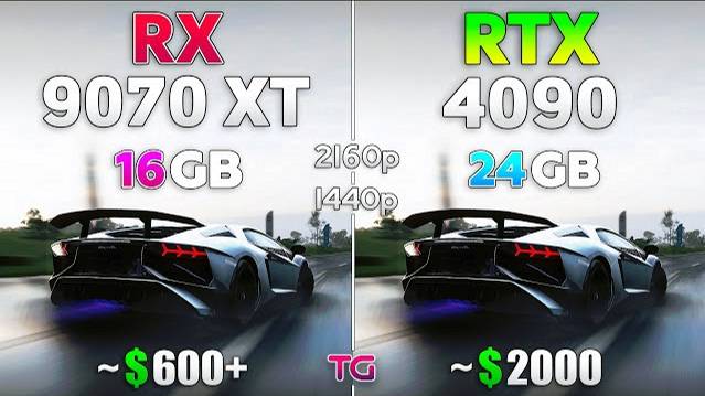 RX 9070 XT vs RTX 4090 - Test in 10 Games | 1440p & 4K