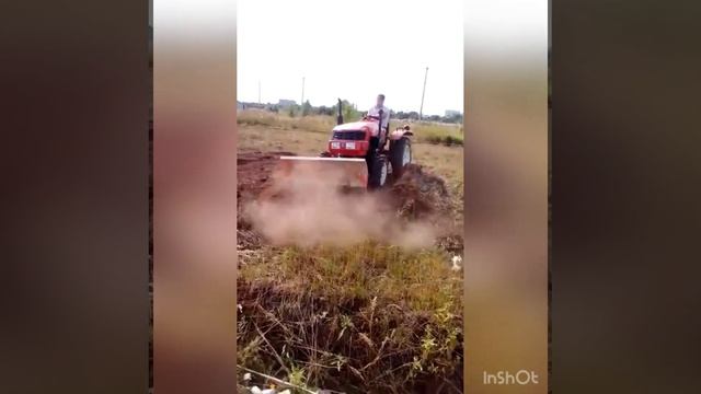 Вспашка, обработка  земли !!!