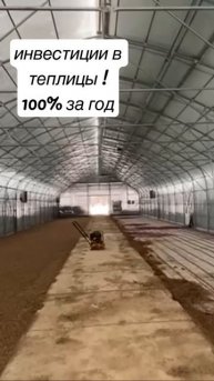 Инвестиции в теплицы .100% за год #инвестиции