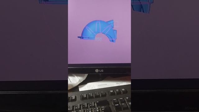 Моделирование усиленного подкрылка самоката Ninebot