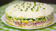 МЫ просто ОБОЖАЕМ ЭТОТ САЛАТ! Безумно вкусный и красивый на праздник | Кулинарим с Таней