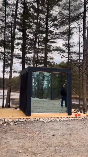 Как Вам такая баня? #home #treehouse #tinyhouse #treehousedesign #строитель