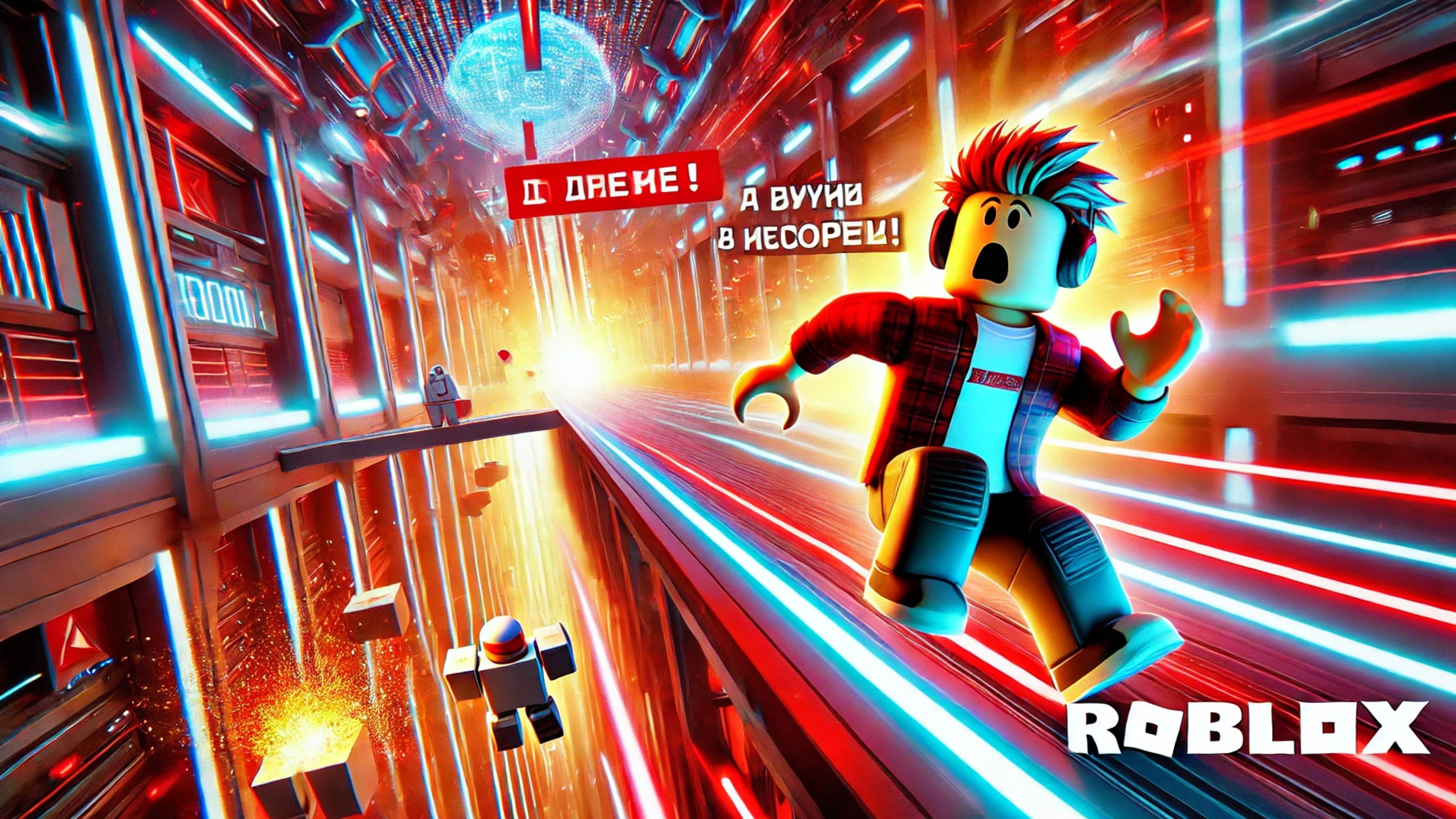 🔴 БЕГАЮ и ПРЫГАЮ ЧЕРЕЗ ЛАЗЕРЫ В ROBLOX! 😱 Чуть не сгорела!